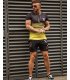 SA178 - Fashion Color Gradient Gym Tights T-Shirt